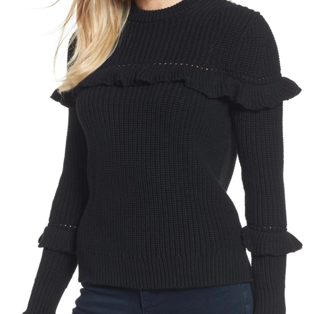 MICHAEL KORS Ruffle Sweater Sz.M